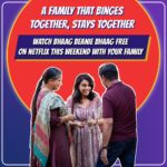 Swara Bhaskar Instagram - Family ke saath binge-watching ka mazza hi kuch aur hai! Especially when it's free! 😉 #BhaagBeanieBhaag now streaming on @netflix_in! ✨ (Link in bio)
