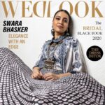 Swara Bhaskar Instagram - Being bride.. if only on a magazine cover! 🥳🥳🥳🤣🤣🤣 Chuffed to be #October covergirl for @wedlookmagazine Founder @mohit.kathuria1987 Make up: @makeoverbykausar Photographer: @praveenbhat Stylist: @bikanta Hair: @vipintheartist Outfit: @rajdeep.ranawat.official Jewllery: @shilpigoyaljewellery Media Director: @kpublicity