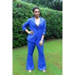 Swara Bhaskar Instagram - All dressed up for #flesh promotions.. outfit: @mellowdrama_official Shoes: @chalkstudio Styled by: @dibzoo Make up: @kaushikanu Hair: @lawangtamang95 #powerdressing #fleshonerosnow #gameface #fashion #atwork