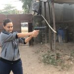 Swara Bhaskar Instagram – The first gun training session for #flesh #fleshwebseries ! Suffice it to say- there’s a reason.. a very good reason why I’m not a cop!!!!! 🤣🤣🤣🤣🙈🙈🙈🙈 @erosnow @dontpanic79 @mamta10_10 #throwback #bts #asliyat #aukaat