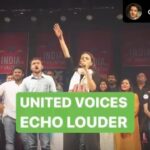 Swara Bhaskar Instagram - First we sang the National Anthem.. and then.. Posted @withregram • @dhruvshah96 Even the weak become strong when they are united. -Friedrich von Schiller Mumbai, Maharashtra