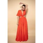 Swara Bhaskar Instagram - Orange is the new whack! :) Heading for @sonamkapoor & #IshaAmbani hosted ‘The Gyaan Project’ launch in Outfit: @rheapillairastogi Rings: @curiocottagejewelry earrings: @varnikaaroraofficial Styled by : @shreejarajgopal Make up: @saracapela Hair: @jrmellocastro Pics: @rishabhkphotography