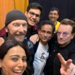 Swara Bhaskar Instagram - Meanwhile.. this happened! 🤩🤩🤩😍😍😍 I saw the definition of ‘Rockstar’ unfold right before my eyes!!!! WHAT LEGENDS!!!!!! 2019 just got a whole lot better! Thank you Biraj , Nazia and @aiindia #fangirling @u2 #joshuatreetour2019 #backstage #andshedied DY Patil Stadium