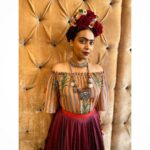 Swara Bhaskar Instagram - #Halloween with @bhaane as #souloffrida #fridakahlo Thanks to the collective genius of Outfit: @anupamaadayal Magical make up & hair: @anukaushikstudio @kaushikanu Jewelry: @amrapalijewels You guys are legit the BEST! ♥️ Delhi, India
