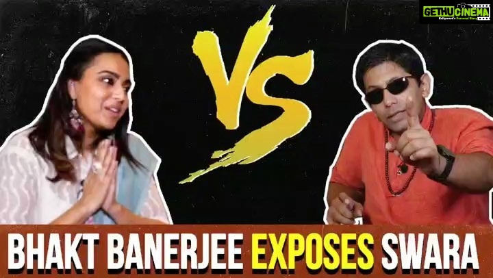 Swara Bhaskar Instagram - Super fun sparring with #BhaktBanerjee @akashbanerjee.in Link to full interview in my instastories.. or check out ‘Akash Banerjee’ YouTube channel.. Watch the fun!!!! 🤣🤣🥳🥳🤗🤗 #BhaktBanerjeeVSSwaraBhaskar