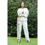 Swara Bhaskar Instagram - All set for #firstanniversary celebration of @clovia_fashions #Kalkaji retail store. Pant suit: @nikitamhaisalkar Innerwear: @clovia_fashions HMU: @manjarisinghofficial Styled by: @dibzoo Rings: @minerali_store Pic credit: @lakshaysachdevaphotography #fashion #cloviafashions #clovia #gameface Delhi, India