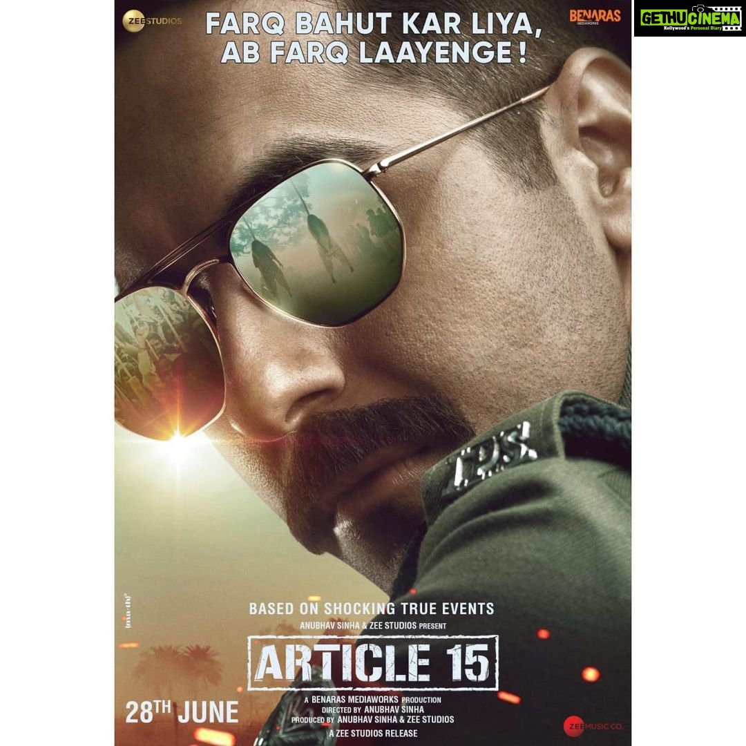 Swara Bhaskar Instagram - Stellar choice of film @ayushmannk ♥️ Impactful performances by everyone! #AyushmannKhurrana #ManojPahwa #kumudmishra @ashishsverma @sayanigupta @ronjinichakraborty & everyone else in this talented cast. Kudos to you all! Thank you for making this film. #Article15 is a MUST WATCH. In theatres on June 28.