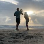 Swara Bhaskar Instagram - #kickingthebs #beachworkout #beachvibes #workoutmotivation #ijustgotstarted