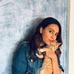 Swara Bhaskar Instagram - This relationship is not going well!! #LailaaTheCat ‘s disaffection for me matches my trolls! 🙄🙄🙄🙄🤣🤣🤣🤣🤣🤣 #domesticproblems #washingyourfelinelineninpublic #ShittyHashtags