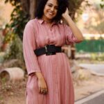 Swara Bhaskar Instagram – Big hair day! ✨ All set for the #BharatYouthDialogues @villagesquarein 

Dress: @yavi
.
Styling: @prifreebee
Fashion Assistant: @v4nyav3rma
.
Hair: @lawangtamang95
Make-Up: @makeupbypoojagosain
