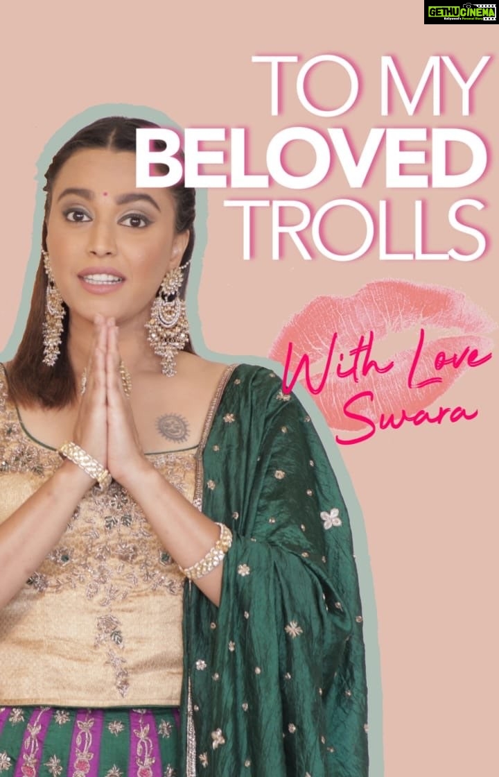 Swara Bhaskar Instagram - Happy Valentine’s Day! This is from all of us to those losers who spew filth and hate on women hiding behind social media handles! बहुत हुआ सम्मान!