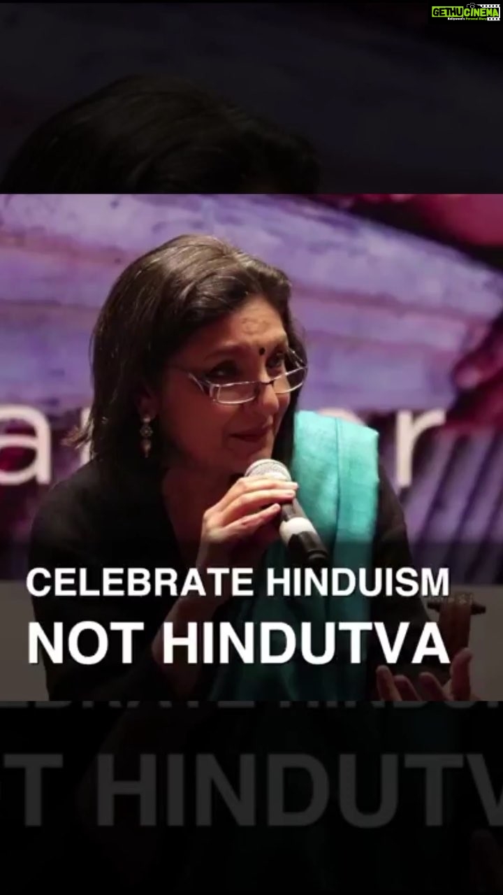 Swara Bhaskar Instagram - The #India I grew up in was also an india of #Faith ... where you respected a God you didn’t believe in because someone believed in that God.. the #India I grew up in, is the India the Sangh Parivar and it’s toxic hate filled ideology of #Hindutva are hell bent on destroying! Celebrate #Hinduism NOT #Hindutva #Tathya #FarahNaqvi #KarwaanEMohabbat