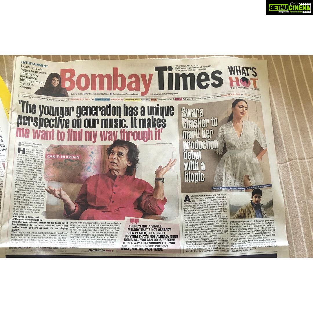 Swara Bhaskar Instagram - Oooooooooh YASSSSSS!!!!!!!! News lookinβ exciting todayyyyyy!! Via @bombaytimes #Kahaaniwaaley ππΎππΎππΎππΎππΎππΎππΎππΎ And this answers the question: whatβs your next film! ππΎ #mynext #KrishnaSen #sweetysen #swarabhaskar #swarabhasker