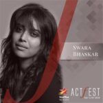 Swara Bhaskar Instagram - Hey guys! I am going to be there at ActFest as a Panelist. If you’re an Actor, ActFest is for you! Login to www.actfest.in for your tickets now! Come Join us! @cintaaofficial