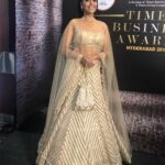 Swara Bhaskar Instagram - At the #TimesBusinessAwards in #hyderabad in @taruntahiliani outfit with @anmoljewellers jewellery & @malagabags potli. Styled by @chandiniw Makeup: @bhaskar.chaurasia Hair: @hot.hair.balloon Special thanks: @duggal_shilpi @rizwanssk ❣️❣️❣️ all u guys #fashion #events Novotel Hyderabad Convention Centre