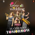 Swara Bhaskar Instagram – Prepare yourself for an unlimited dose of entertainment, hilarious conversations, friendship goals & a helluva roller coaster ride!
#VeereDiWedding releasing tomorrow in a cinema near you, book your tickets here: http://m.p-y.tm/pvdw! #VDWTomorrow

#KareenaKapoorKhan @SonamKapoor @ShikhaTalsania @RheaKapoor @EktaRaviKapoor @NikhilDwivedi25 @balajimotionpictures @saffron_bm @vdwthefilm