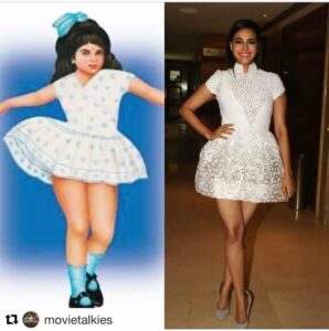 Swara Bhaskar Instagram - Very observant I must say guys. @ministry_of_bollywood Reminded me of my childhood ambition! I always wanted to be the “washing powder Nirma child!” 🤣🤣🤣🤣🤣🤗🌟 @chandiniw @saracapela @hot.hair.balloon #Repost @movietalkies with @get_repost
・・・
LOL! Was #SwaraBhasker's look inspired by #NirmaGirl?

#SwaraBhaskar #funny #funnymemes #VeereDiWedding #lol #bollywoodmemes