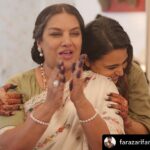 Swara Bhaskar Instagram – All kinds of magic.. is what @azmishabana18 brings to the screen..
No words for what it meant to me to share the screen with her! Now I know what “ मैं तो गंगा नहा ली “ means! 
Will thank you the most for this @farazarifansari 
#meanit 💖 #sheerqorma #sheerqormafilm