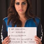 Swara Bhaskar Instagram - I am Hindustan. I am Ashamed. #JusticeForOurChild #JusticeForAasifa 8 years old. Gangraped. Murdered. In ‘Devi’-sthaan temple. #Kathua and lest we forget #unnao Shame on us! #BreakTheSilence #EndTheComplicity #ActNow