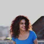 Taapsee Pannu Instagram – I don’t know this smile is more for the fact that it was the most liberating character to perform or for the fact I know my red hair is getting a kickass back light so just “smile n shine”! Jitters have to still seep in … 5 days to go…. #Manmarziyaan 📷: @khamkhaphotoartist