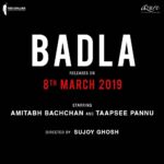 Taapsee Pannu Instagram - ‪This will KICKSTART my 2019 ! #Badla ‬