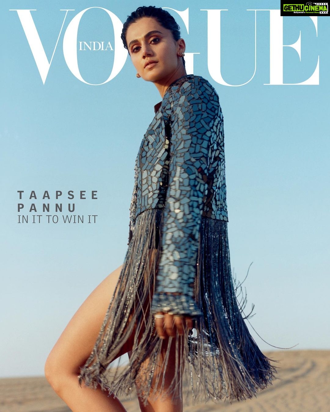 Taapsee Pannu Instagram - To be looked up-on May-June 2021 Fringe sequin jacket, Manish Malhotra (@manishmalhotraworld ). Earrings, Tara Fine Jewellery (@tarafinejewellery ). Eternity band, Diosa (@diosaparis ) Photographed by Bikramjit Bose (@thebadlydrawnboy ). Styled by Priyanka Kapadia (@priyankarkapadia ). Words by Aditi Bhimjyani (@aditishahbhimjyani ) Hair and makeup: Mitesh Rajani (@miteshrajani )/Feat. Artists Photographer's assistant: Aniket Godbole (@aniketgodbole ) Photographer's agency: Feat. Artists (@featartists ) Assistant stylists: Ria Kamat (@riakamat ); Naheed Driver (@naheedee ) Bookings editor: Prachiti Parakh (@prachitiparakh ) Location courtesy: Suryagarh, Jaisalmer (@suryagarh )