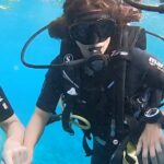 Taapsee Pannu Instagram – The second dive of the trip and we got the best weather to see some of the best Corals ! 
P.S- kindly notice the actor in me who unconsciously face facing to the camera under water 😂
@tajmaldives 
@oceanmaldives 
#Holiday #Maldives #TajExotica #TapcTravels