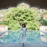 Taapsee Pannu Instagram - Here’s me looking forward to the much needed get away. P.S- that pool was out of bound so @khamkhaphotoartist figured out other means to make the picture look cool 💁🏻‍♀️