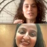 Taapsee Pannu Instagram – Something new I tried just coz I really wanted to help a lot of you who ask me regarding the different diet fads floating around and how good or bad it is for your body. Hear it from the woman who is responsible for keeping my body fit from the inside and that too with A LOT OF CARBS in my diet. @munmun.ganeriwal you are a saviour ! ❤️🤗