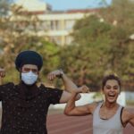 Taapsee Pannu Instagram – Those days of flexing and flaunting 😆
P.S- kept @sardarsinghvirk as my flex o meter in frame!
#RashmiRocket