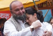 Taapsee Pannu Instagram - My most favourite picture with him. Worked with him twice n the kind of brash honest compliments this man gave have never left my heart n mind. Even in his bullying there was so much love that one couldn’t help enjoy listening to him. The most entertaining stories came from him. the only costar of mine who could beat me in being ‘brutally’ honest. Sir humaari hat-trick reh gayi. I’m sure I will meet him somewhere n this hug shall be repeated with the same smile on our face.