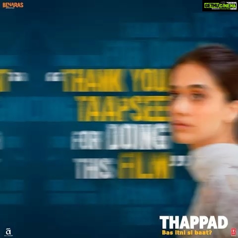 Taapsee Pannu Instagram - Trailer 2 out tomorrow #Thappad Releasing on 28th feb 2020