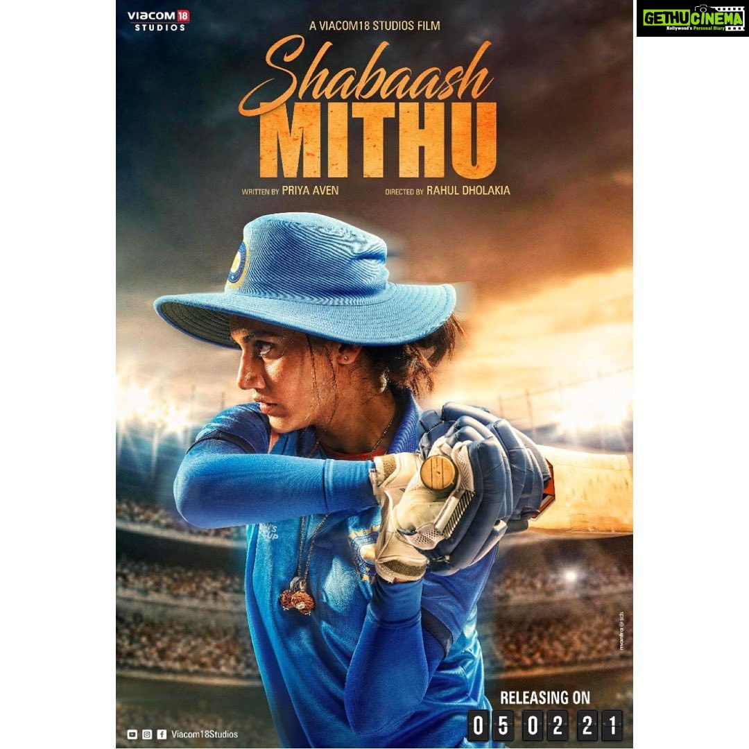 Taapsee Pannu Instagram - “I have always been asked who’s your favourite male cricketer but you should ask them who their favourite female cricketer is.” The statement that made every cricket lover pause n introspect that do they love the game or the gender playing it. Skipper, u will be the ultimate ‘Game Changer’ ! @mithaliraj #ShabaashMithu @rahulpdholakia @viacom18studios #AjitAndhare @priyaaven