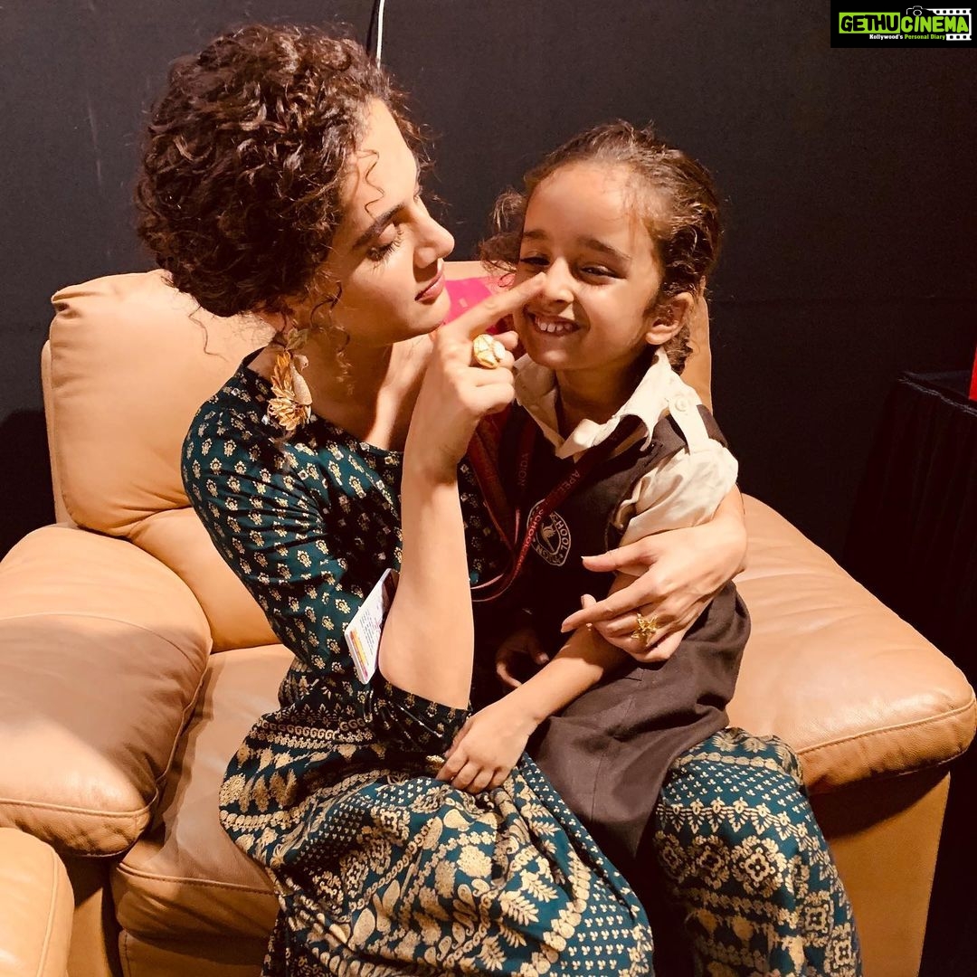 Taapsee Pannu Instagram - “Don’t call me masi!” #LittleMonster #DilliWaliLife