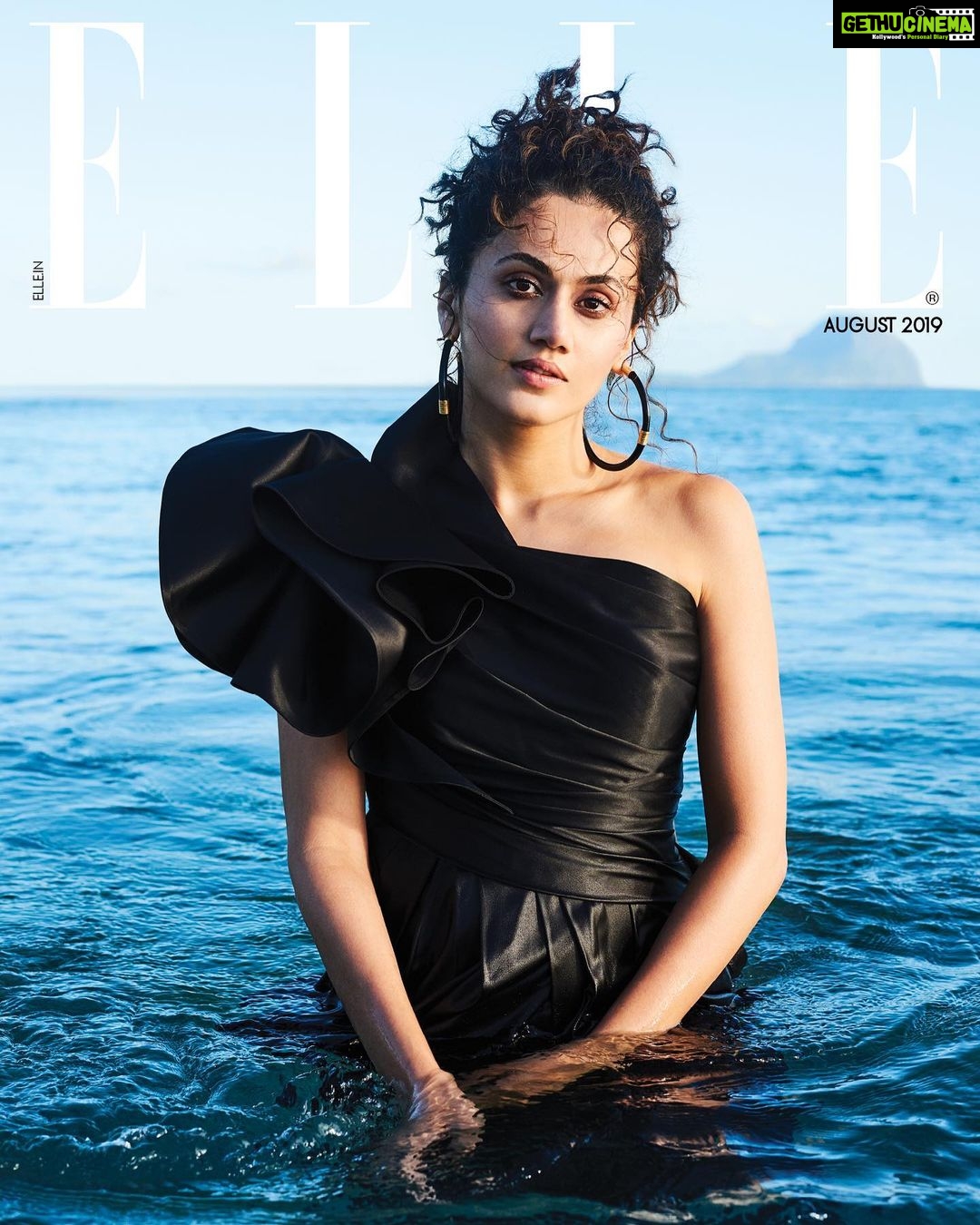 Taapsee Pannu Instagram - Duchess satin dress, @taruntahiliani. 18K gold-plated and bakelite earrings, @aureliebidermann Editor-in-chief: @supriya.dravid Photographer: @thebadlydrawnboy / @feat.cast Stylist: @rahulvijay1988 Writer: @rajeevmasand Hair: @amitthakur_hair Makeup: @akgunmanisali / @inega.in Assisted By: @saaniya07 (STYLING), @ananya_panigrahi (INTERN) Hospitality Courtesy: @sofitelmauritiuslimperial Special thanks to Mauritius Tourism Promotion Authority @mtpaindia
