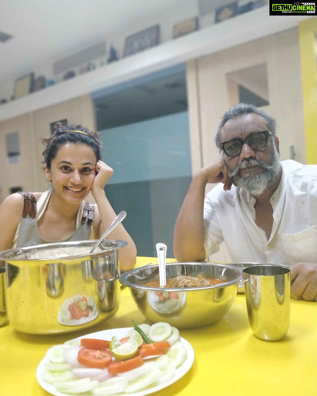 Taapsee Pannu Instagram - Cheers to the new beginning.... This one is a subject way too close to my heart. I’ve been wanting to do this since years. And it becomes exciting when it happens with the ‘Man of The Moment’ @anubhavsinhaa 8th March 2020 will surely be the day to watch out for ! And ofcourse new beginnings need to be celebrated with some kickass food from Munna Da Dhaba!