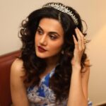Taapsee Pannu Instagram - On season 3 now! Have always looked forward to know about queen Victoria. I remember reading so much on her during my childhood. Her willpower and her zest for life is commendable. Here's to owning my crown, and waking up feeling powerful everyday. #VictoriaIsHere #OwnYourCrown #WeLIVtoEntertain #LIVtoBinge