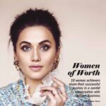 Taapsee Pannu Instagram – One life….. make yourself worth it :) @outlook_business 📷: @abhitakesphotos
Makeup: @saniya_shadadpuri 
Hair: @hairbyseema
Styling: @devs213