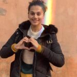 Taapsee Pannu Instagram - It’s time for us to change how we imagine love… that love is not just between a man and a woman, but between any two people in love. So, let’s celebrate this Valentine’s Day with a new inclusive symbol - the Pride Heart, driven by @uber_india Sign the petition to help us get the Pride Heart emoji. #LoveMovesForward with every sign. t.uber.com/lovemovesforward