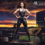 Taapsee Pannu Instagram - Channelising the craving of being a super hero! ‘Black Widow- ing ’ around for @jfwmagazine calendar Styling by @chaitanyarao_official Shot by @soondah_wamu