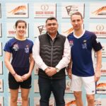 Taapsee Pannu Instagram - 3 Olympic medals in one frame ! 🥇 🥉 🥈 #ForKeeps When @7acespune had the pleasure of meeting @gaganarang in his academy :)