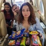 Tamannaah Instagram – Breakfast please… 🍟🍪🍬 
Featuring @florianhurel and @nilamkenia