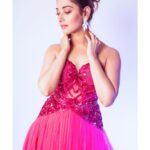 Tamannaah Instagram - Pinktastic 😉 Outfit @bennusehgallofficial Styled by @sukritigrover Hair by @florianhurel Make up by @divyachablani15 📸 @tushar.b.official