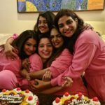 Tamannaah Instagram – Happy birthday noorie ji @noori_hairstylist 
@mua_aanchalkhanna @pretty_lohia @devimeena
 🐷🐷🐷🐷🐷 #pyjamaparty #piggytheme