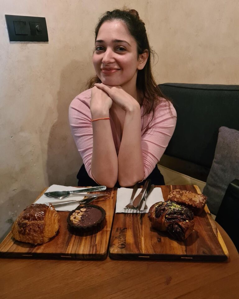 Tamannaah Instagram - This is why I don’t miss Paris 🥐🥐🥐 @subkocoffee 😍