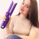 Tamannaah Instagram - As an actress, my hair goes through crazy styling, from heating tools to what not. But the last two days have been a total game changer for me. I tried the latest and the coolest hair straightener - The Dyson Corrale and I’m blown! It’s intelligent heat control reduces the hair damage to half as compared to other straighteners 🤩 Also, can you imagine, it is cord free and so easy to carry around with the universal voltage and flight ready feature. I can literally get ready anywhere, anytime! 😍 This amazing tool has surely made its way to my heart and my handbag 😀 #DysonIndia #DysonCorrale #DysonHair @dyson_india