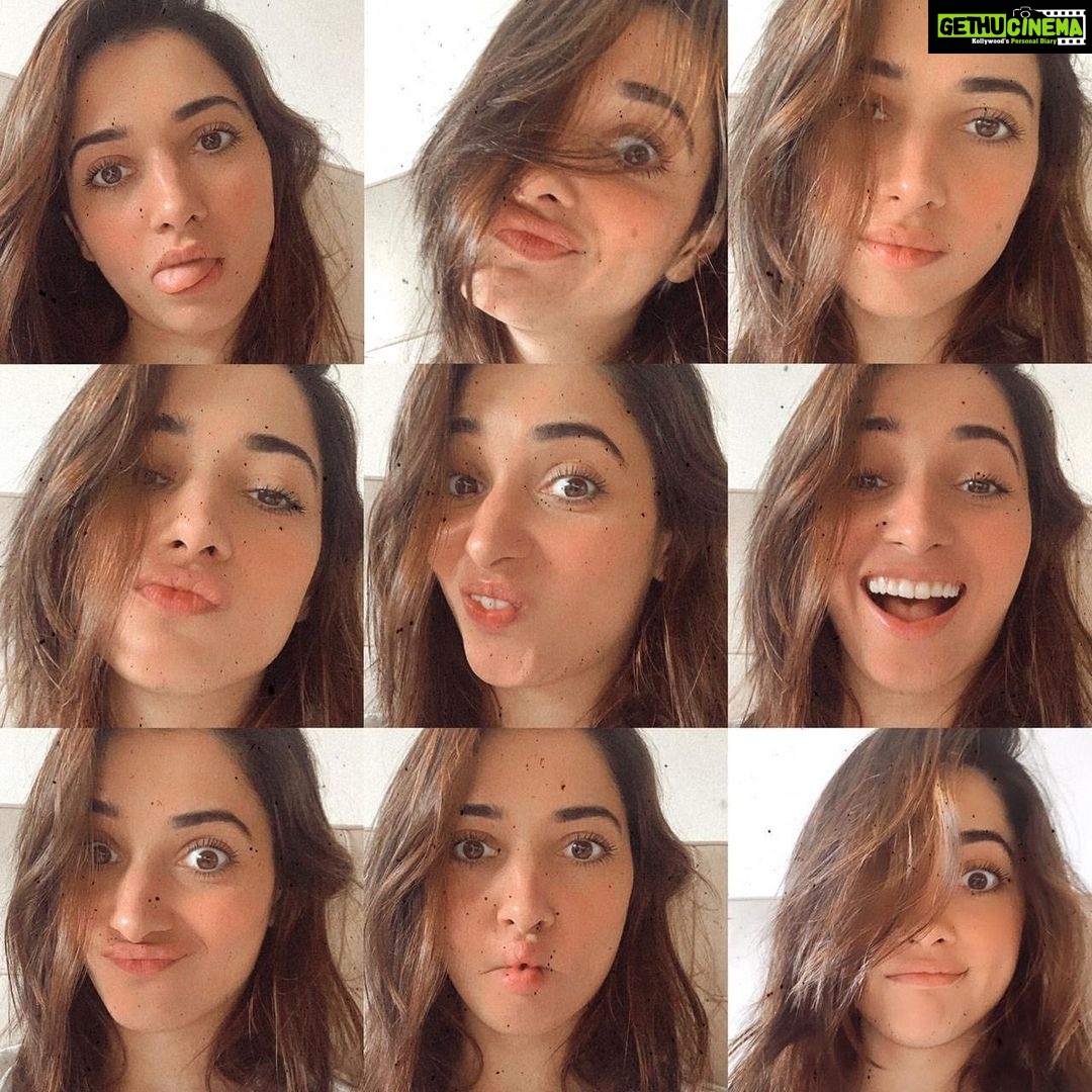 Tamannaah Instagram - Quarantine moods be like ððĪŠðĪð Which one of these do you relate to the most? #Moods #QuarantineDairies #expressions