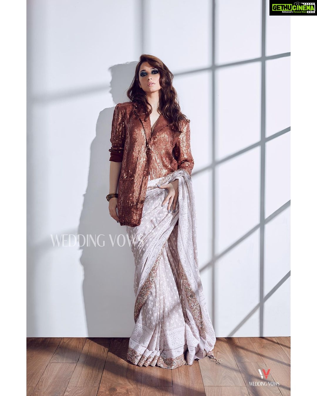 Tamannaah Instagram - @weddingvows.in, March 2020 Magazine: @weddingvows.in Produced by: @maximus_collabs_ CEO: @itsme_daksh Photographed by: @kadamajay Styling by: @shnoy09 Designer: @dollyjstudio Jacket by @begborrowstealstudio Makeup & Hair: @florianhurel Assisted by: @divyashetty Jewellery: @isharya Location Partner: @littleitalyjuhu Media Director: @dreamnhustlemedia Team Wedding Vows: @NadiiaaMalik
