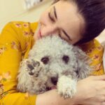 Tamannaah Instagram - You are pawfection pebbles 🐾❤ #Pebbles #cuddling