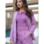 Tamannaah Instagram – Signature masterclass event 
#mymarkmysignature  Wearing @zaraindiaofficial 
Styled by @sukritigrover 
Hair @tinamukharjee 
Makeup @sonamdoesmakeup 
#powerpantsuit #lavenderpantsuit #powerdressing #softwaves Hyderabad,telangana state